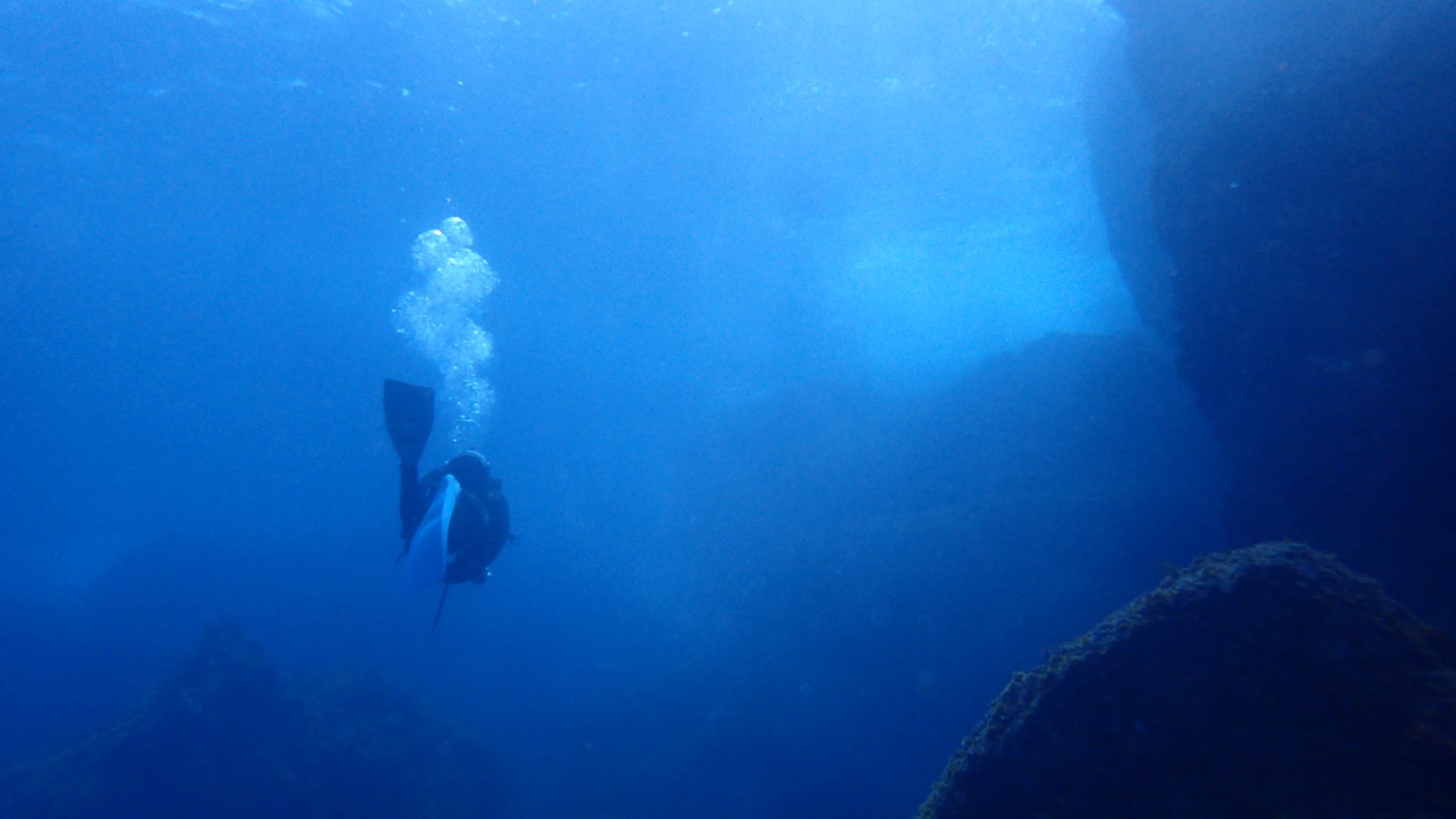 海とき　神津島　ダイビング　海　女子旅　うみとき　ウミトキ　体験ダイビング